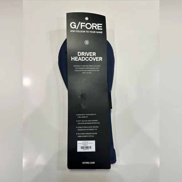 G/Fore G4 Driver Golf Headcover Skull & Tees Navy Blue Twilight - Picture 2 of 5